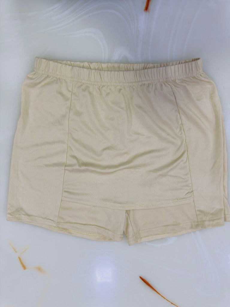 Women Front Double Layer Stretchable Crotch Shorts