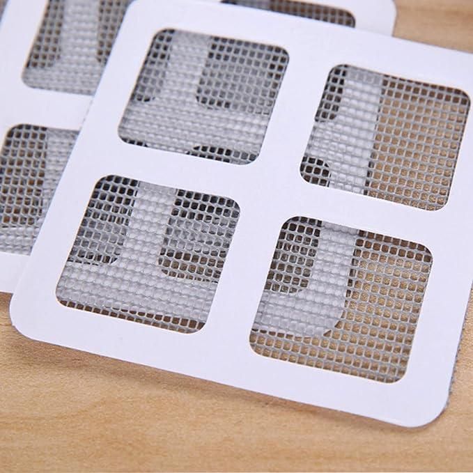 Window Screen Mesh Hole Repair Kit Patch Adhesive (Pack of 10)