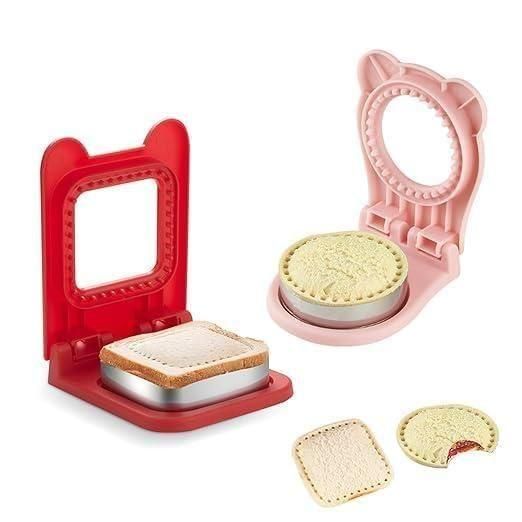 2Pcs Sandwich Cutters for Kids Lunch